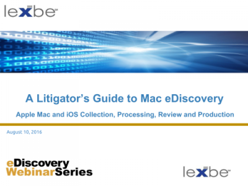 A Litigator’s Guide to Mac eDiscovery