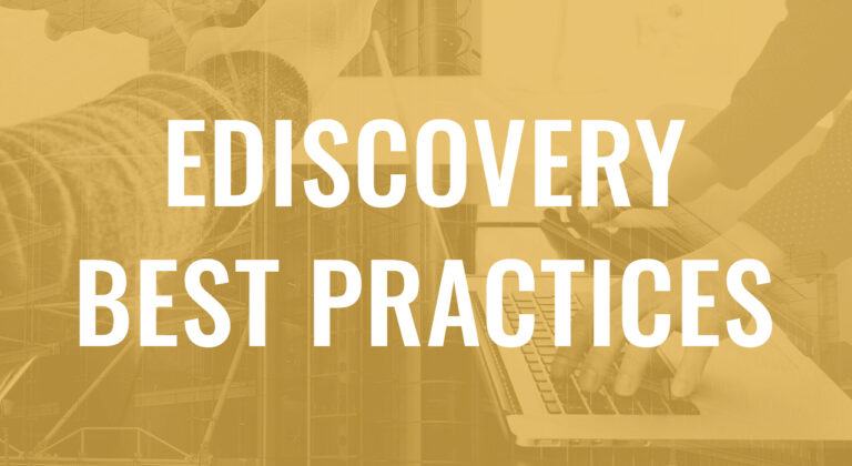 eDiscovery Best Practices